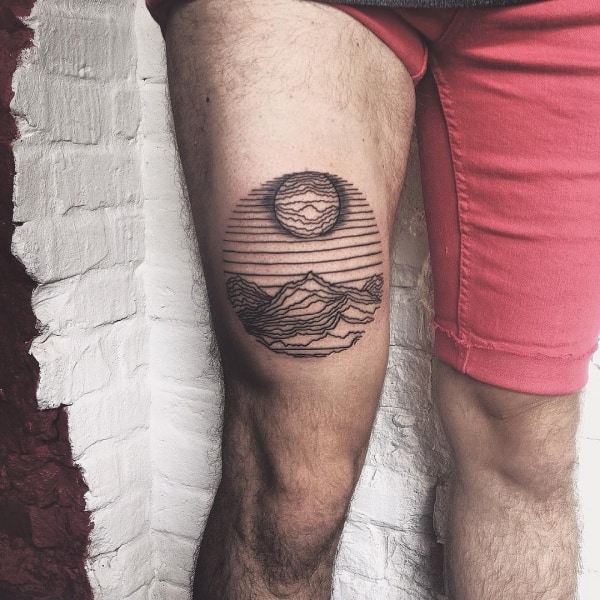 Mountain Tattoos For Men - 62 Simple Designs, Ideas & Meaning