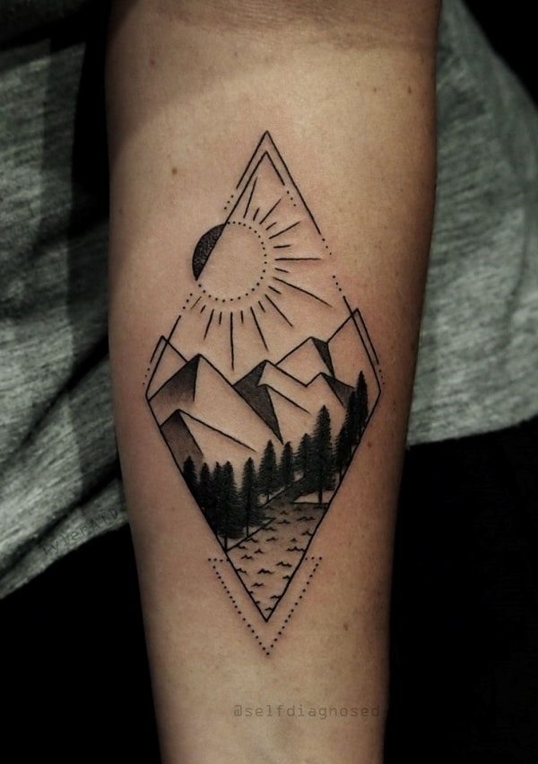 Best Mountain Tattoo Designs And Ideas