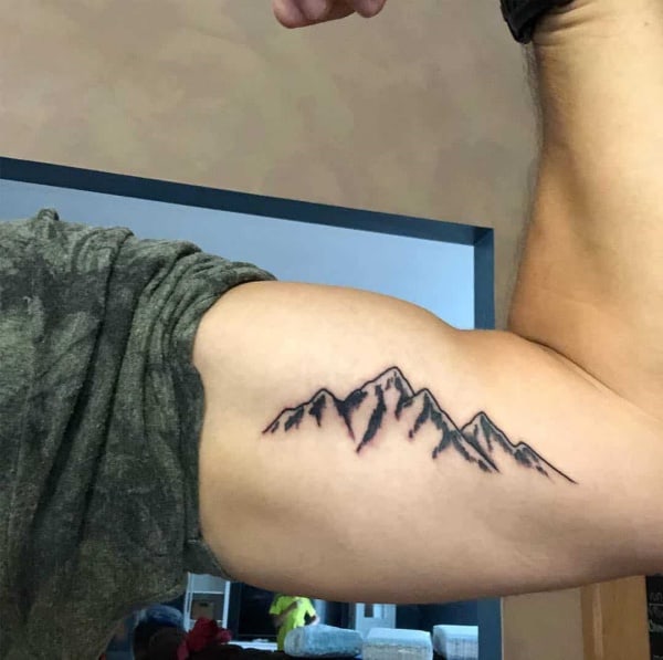 Mountain Tattoos Symbolism And 40 Best Design Ideas For 2023  Saved  Tattoo