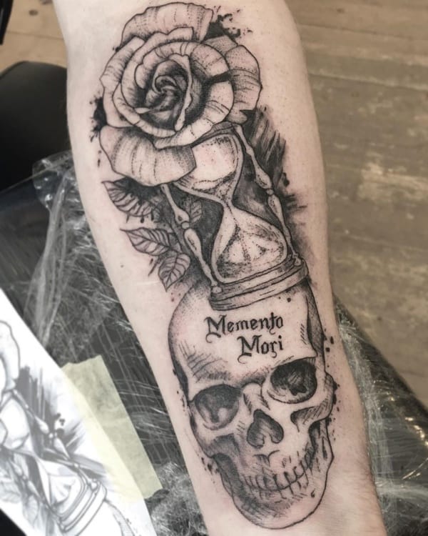 Memento Mori Tattoo Designs For Men