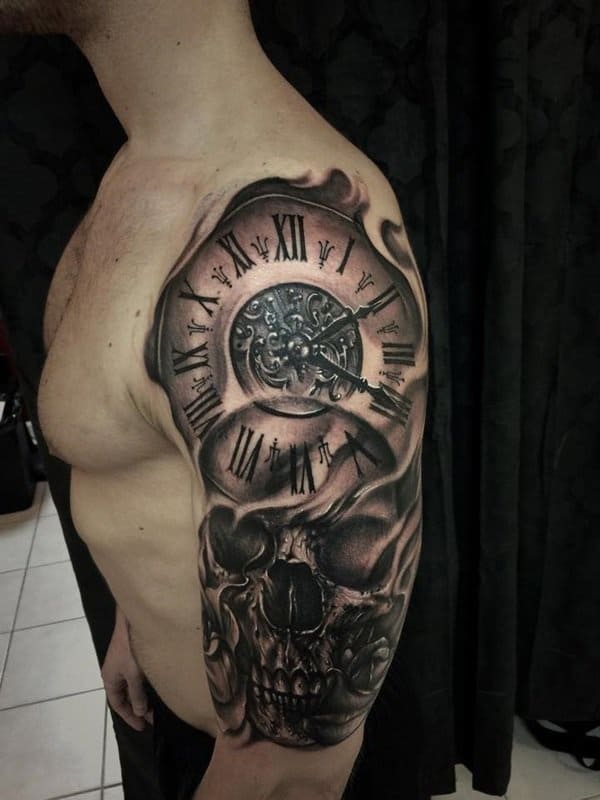 Time Heals Clock Tattoos Do too  Best Tattoo Shop In NYC  New York City  Rooftop  Inknation Studio