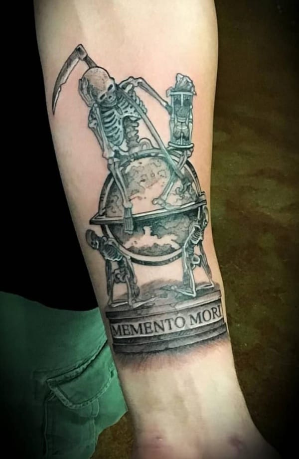 Memento Mori Tattoo Designs For Men