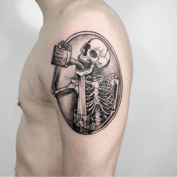 Memento Mori Tattoo Designs For Men