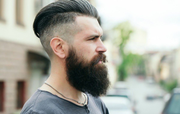 Long Top Short Sides Hairstyle- 11 Beard that Suits this style