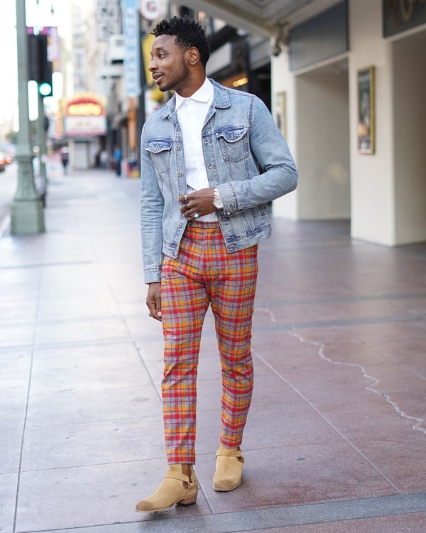 Men's Plaid Pants Outfit Ideas