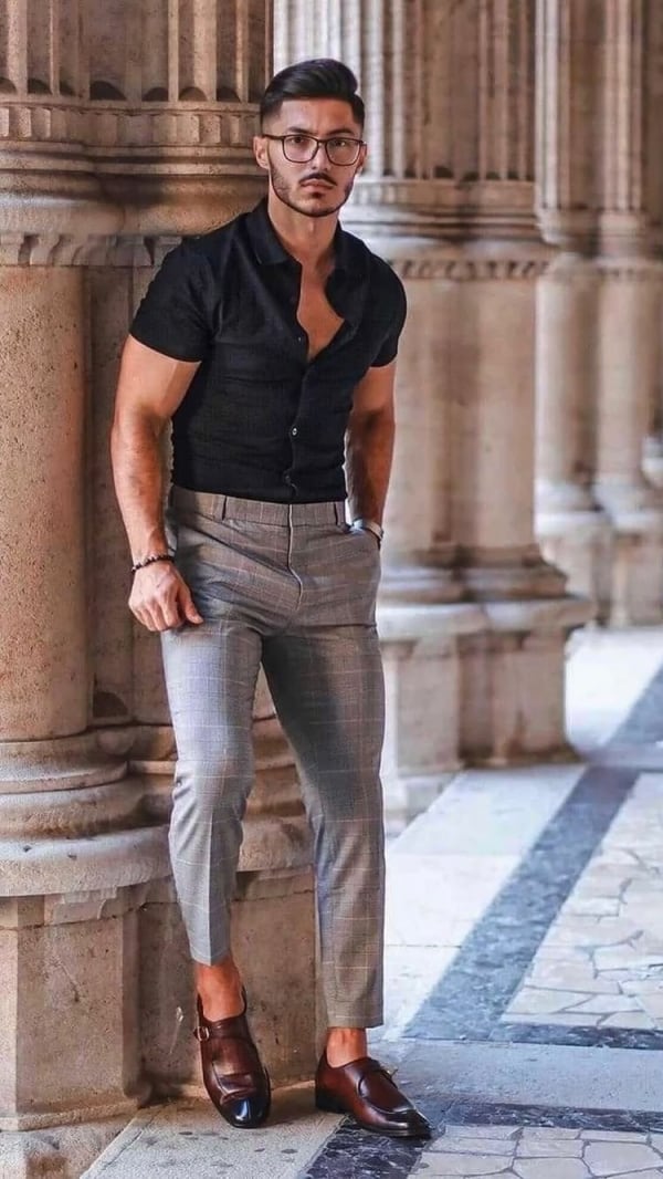 How To Style Plaid Pants? – 36 Men's Plaid Pants Outfit Ideas