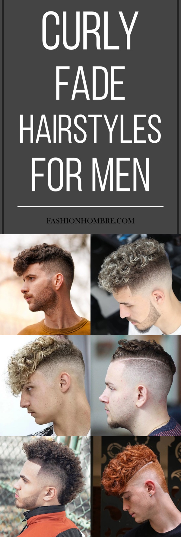 Curly Fade Hairstyles For Men
