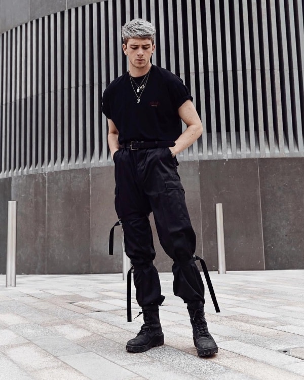 all black outfits for men