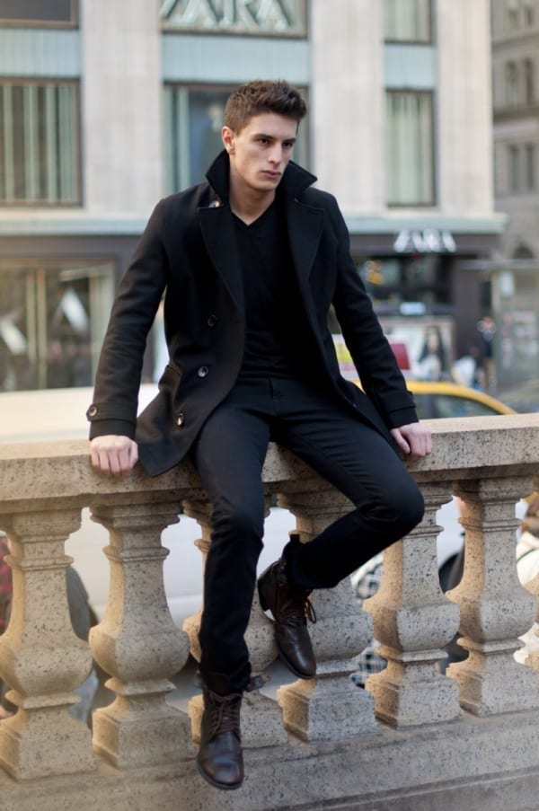 all black outfits for men