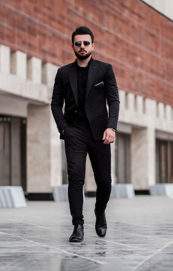 all black outfits for men