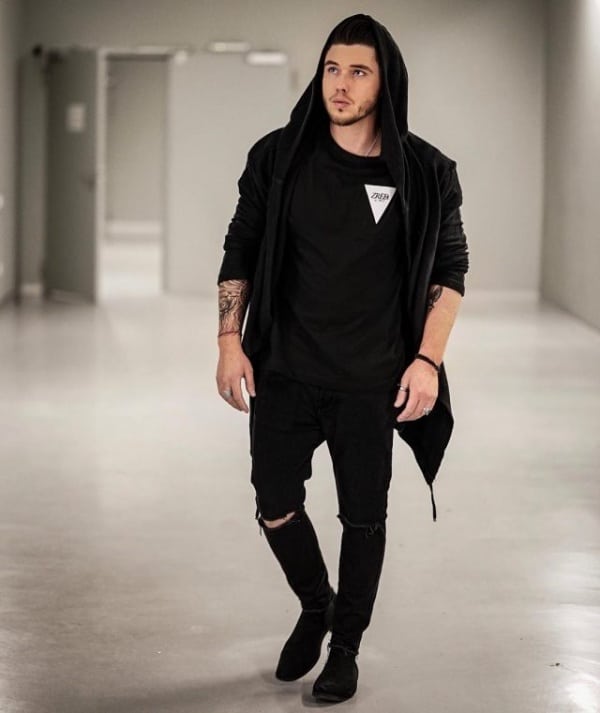 all black outfits for men