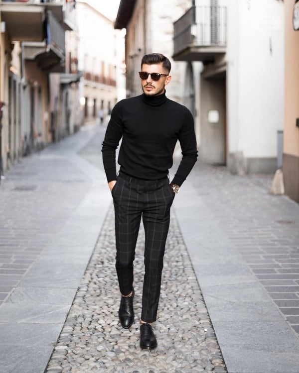 Super Stylish All Black Outfits For Men ...