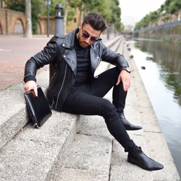 all black outfits for men