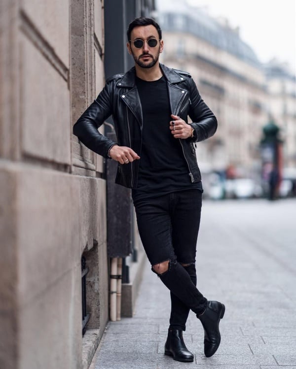 all black outfits for men