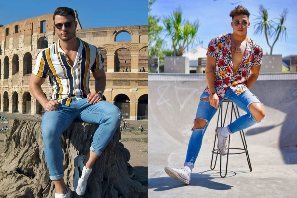 Casual elegant deals style men