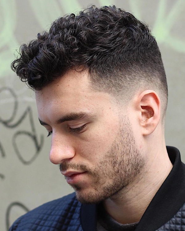 curly fade hairstyles