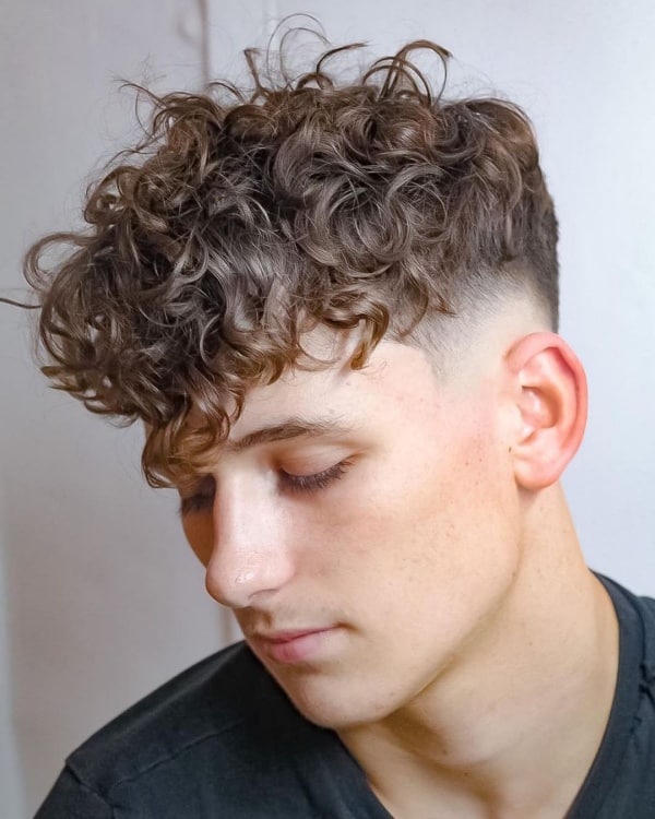 curly fade hairstyles