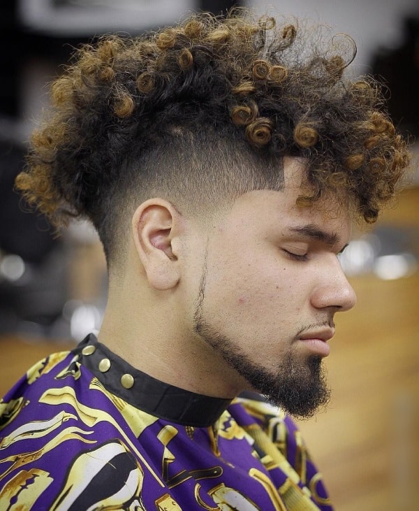 curly fade hairstyles