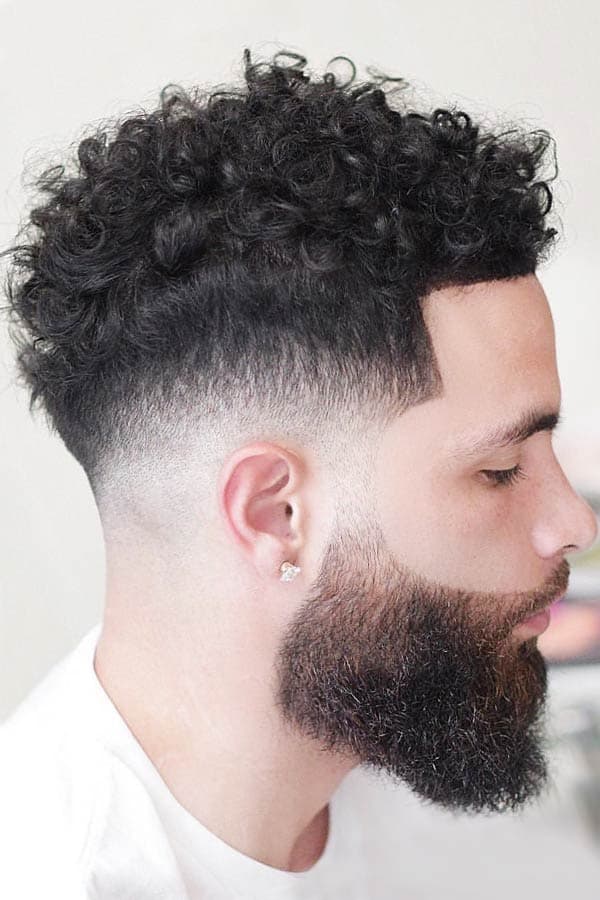 37 Modern Curly Hair Fade Haircuts To Copy in 2023