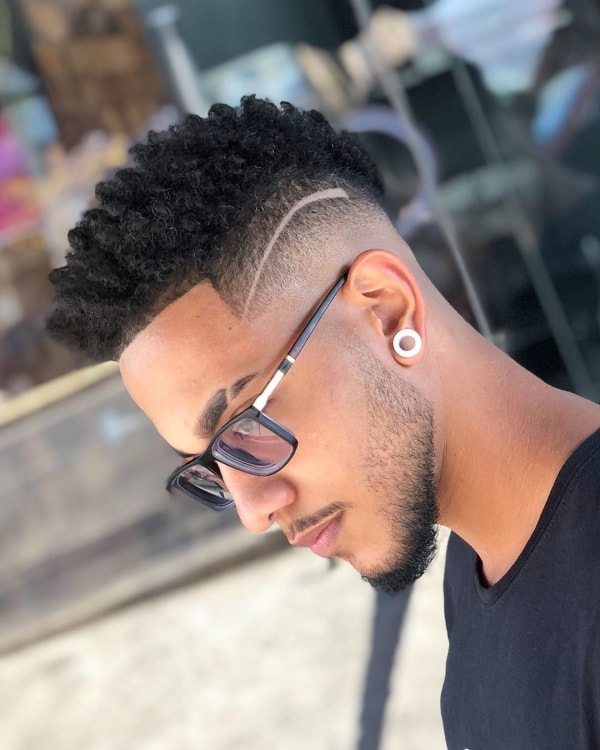 curly fade hairstyles