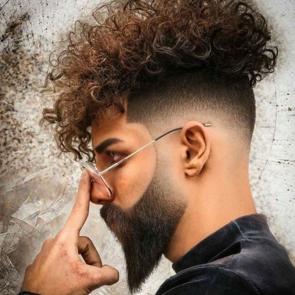 curly fade hairstyles