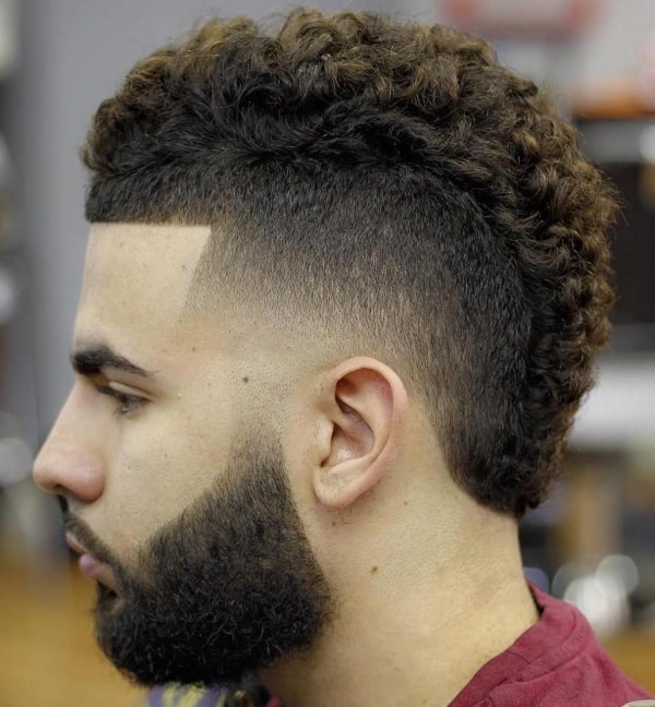 curly fade hairstyles