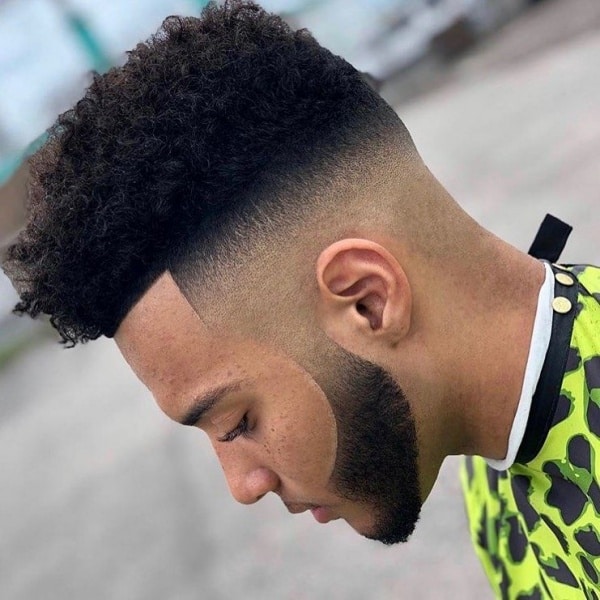 curly fade hairstyles