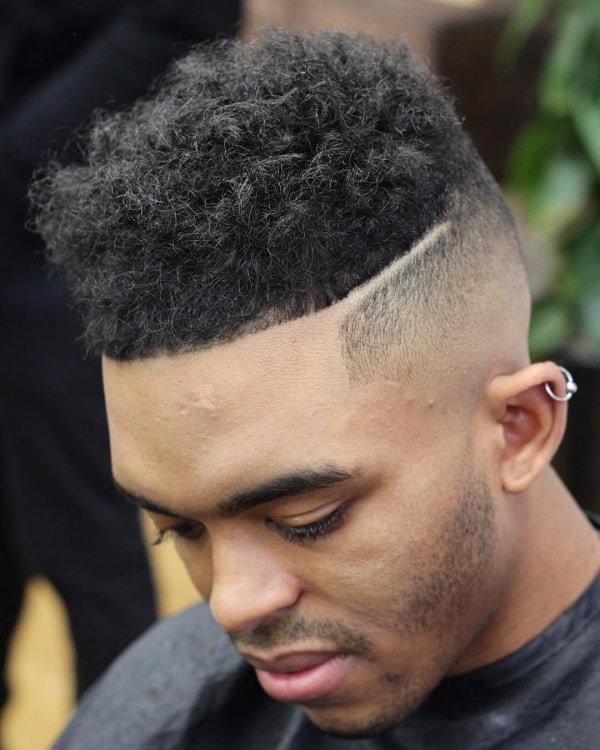 curly fade hairstyles