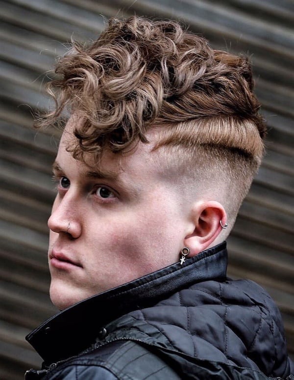 curly fade hairstyles