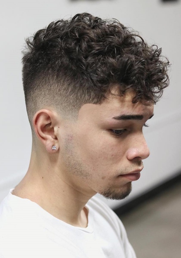 curly fade hairstyles