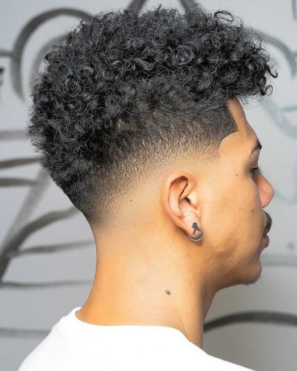 curly fade hairstyles