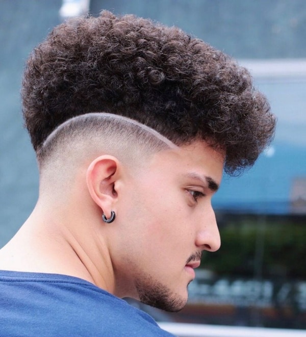 curly fade hairstyles