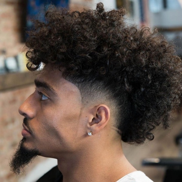 curly fade hairstyles