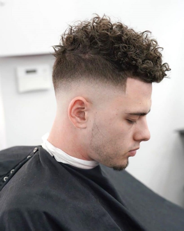 curly fade hairstyles