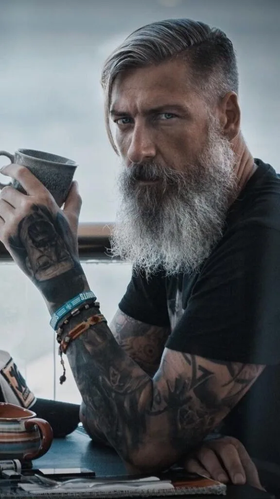 grey beard styles