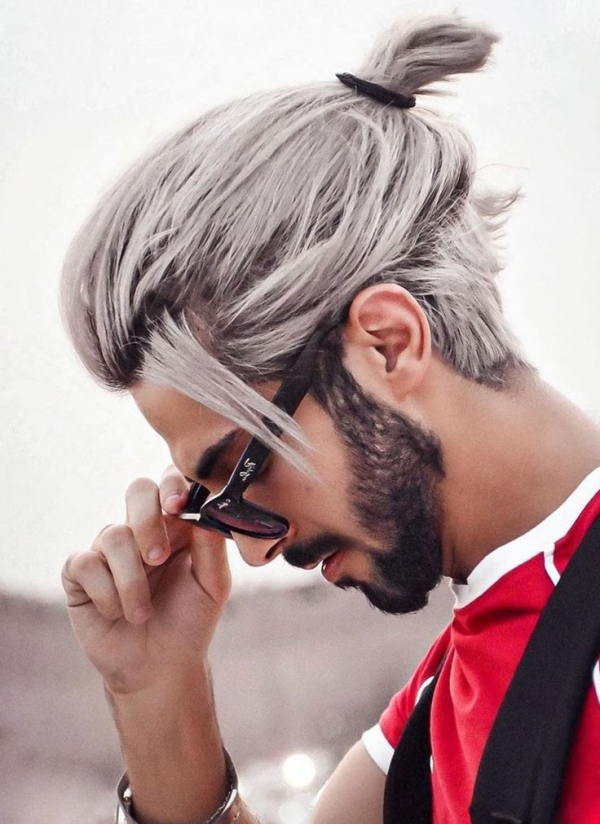 grey hairstyles for men