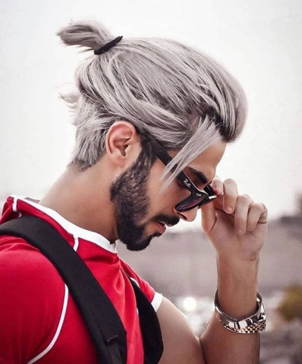 grey hairstyles for men