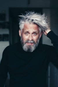 grey hairstyles for men