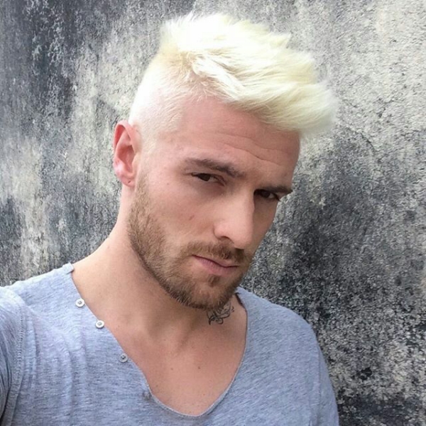 grey hairstyles for men