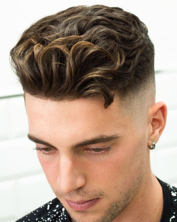 hairstyles for men with curly hair