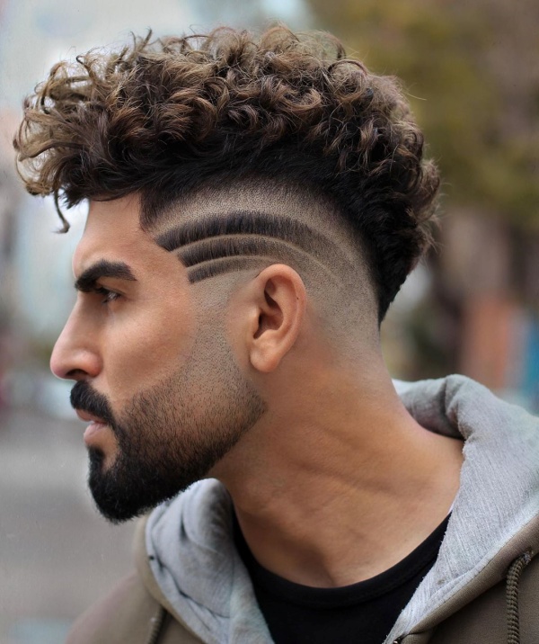 hairstyles for men with curly hair