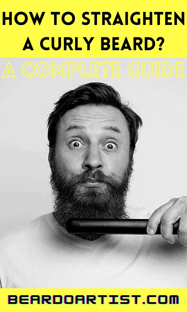How To Straighten A Curly Beard