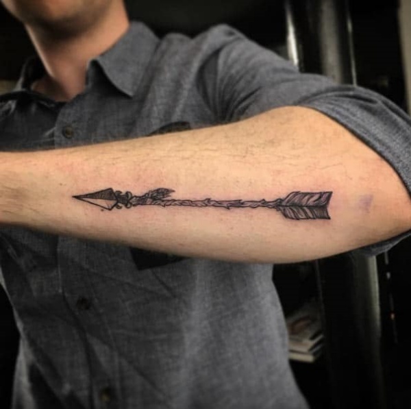 arrow tattoos for men