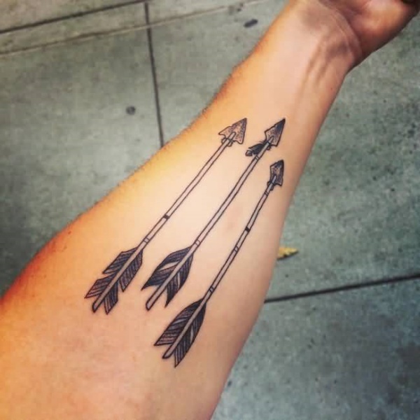 arrow tattoos for men