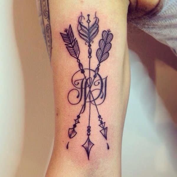 arrow tattoos for men