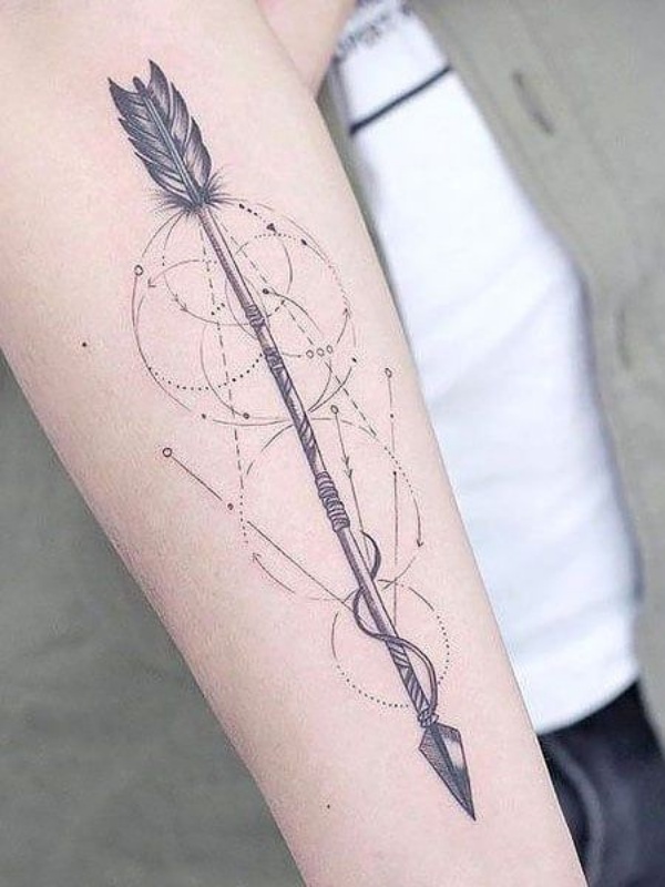 arrow tattoos for men