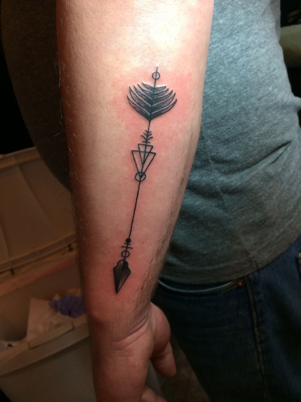 arrow tattoos for men