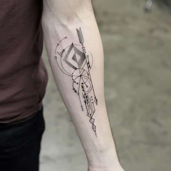 arrow tattoos for men