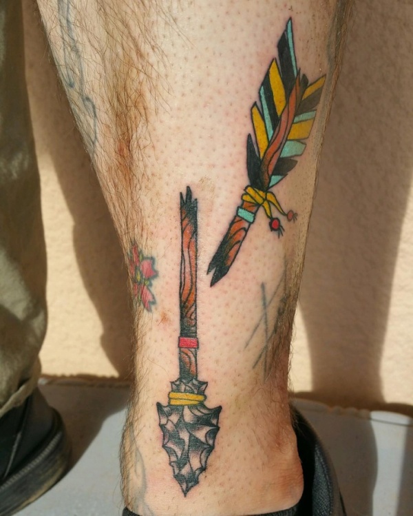 arrow tattoos for men
