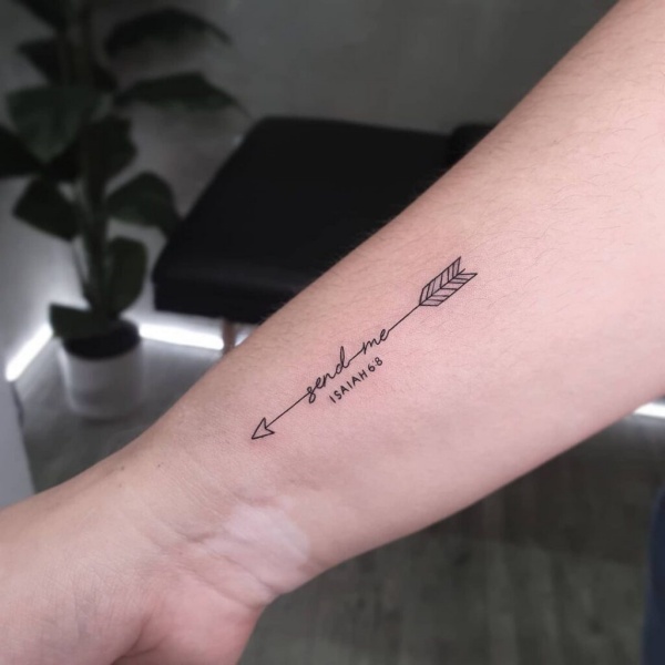 arrow tattoos for men